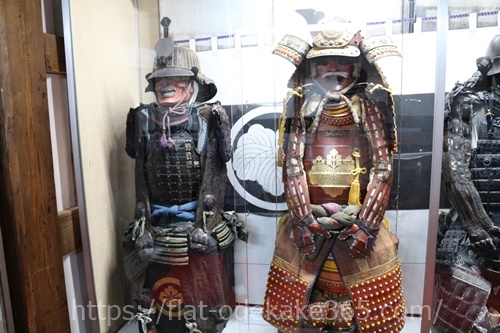 伊賀上野城の甲冑展示の写真